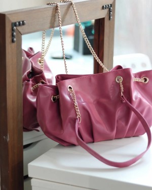 Kadın Kırmızı Fiyonk Askılı Omuz Çantası