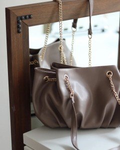 Kadın Lila Fiyonk Askılı Omuz Çantası Kadın Lila Fiyonk Askılı Omuz Çantası