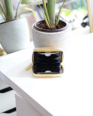  Kadın Sarı Gerçek Deri Kartlık