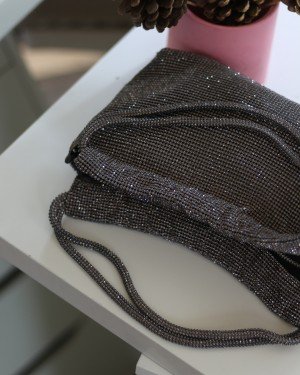 Kadın Platin Çift Kulp Tutmalı Taş İşleme Abiye Çanta Kadın Platin Çift Kulp Tutmalı Taş İşleme Abiye Çanta