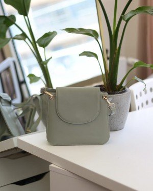 Kadın Mint Yeşil Slim Kalıp Askılı Omuz Çantası